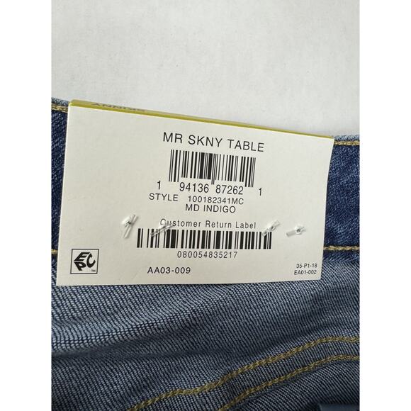 NWT I.N.C. International Concepts Jeans Skinny Curvy Mid-Rise Blue Size 14 / 32 - Picture 4 of 11